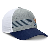 Men's Fanatics Heather Gray/Navy Virginia Cavaliers Profile Trucker Adjustable Hat