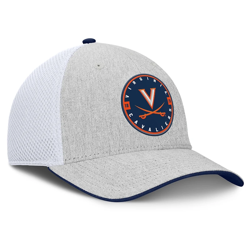 Men's Fanatics  Heather Gray Virginia Cavaliers Trigger Flex Hat