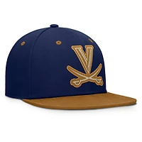 Men's Fanatics Navy/Brown Virginia Cavaliers NoBo Fitted Hat