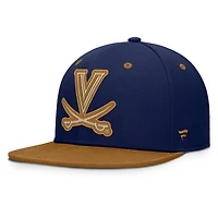 Casquette ajustée NoBo bleu marine/marron pour homme des Virginia Cavaliers