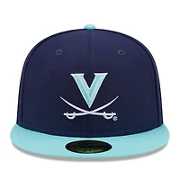 Men's New Era Navy/Light Blue Virginia Cavaliers 59FIFTY Fitted Hat