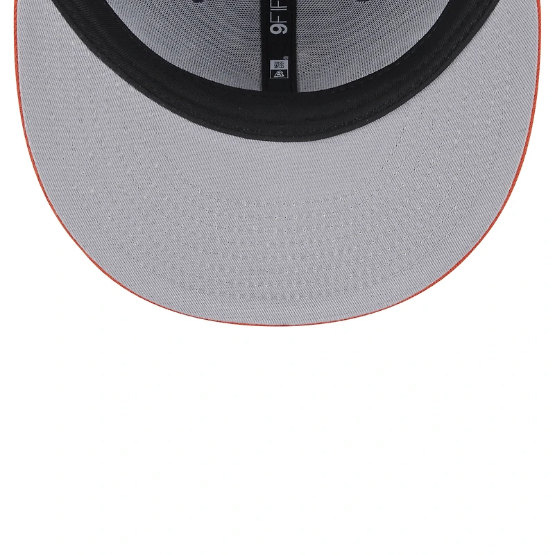Men's New Era Navy/Orange Virginia Cavaliers Two-Tone 9FIFTY Snapback Hat