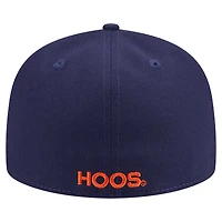 Men's New Era Navy Virginia Cavaliers 59FIFTY Fitted Hat