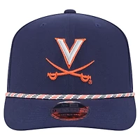 Men's New Era Navy Virginia Cavaliers Gameday Multi-Rope 9SEVENTY Stretch-Snap Hat