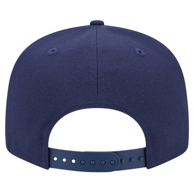 Men's New Era Navy Virginia Cavaliers Team Script 9FIFTY Snapback Hat