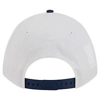 Men's New Era White/Navy Virginia Cavaliers Arch Two-Tone Rope 9FORTY A-Frame M-Crown Adjustable Hat
