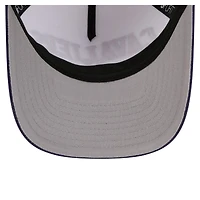Men's New Era White/Navy Virginia Cavaliers Arch Two-Tone Rope 9FORTY A-Frame M-Crown Adjustable Hat