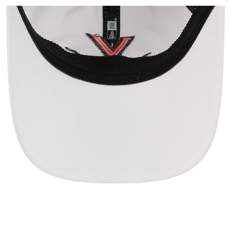 Men's New Era White Virginia Cavaliers Active Ripstop 9TWENTY Adjustable Hat