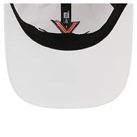 Men's New Era White Virginia Cavaliers Active Ripstop 9TWENTY Adjustable Hat