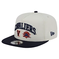 Men's New Era White Virginia Cavaliers Collegiate 9FIFTY A-Frame Snapback Hat