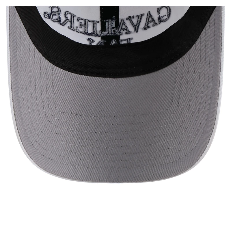 Casquette ajustable New Era blanche Virginia Cavaliers Fan 9TWENTY pour homme
