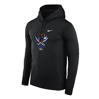 Men's Nike Black Virginia Cavaliers The Ride Swords Therma-FIT Hoodie