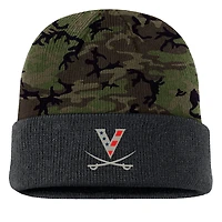 Bonnet en tricot à revers camouflage Nike Virginia Cavaliers Military Appreciation pour homme
