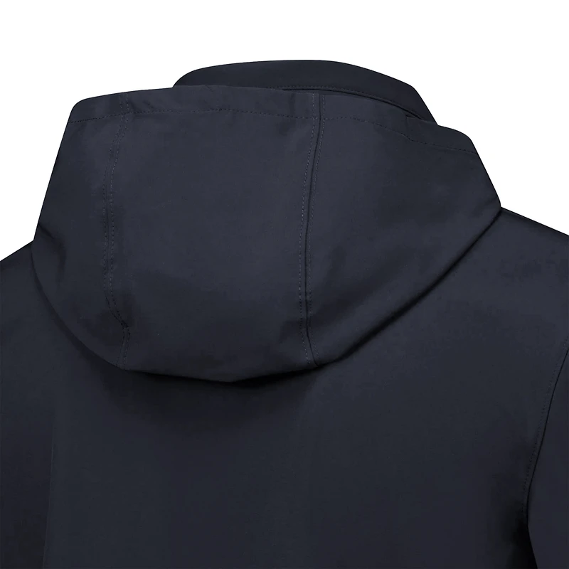 Men's Nike Navy Virginia Cavaliers 2024 Sideline Coach Quarter-Zip Hoodie Jacket