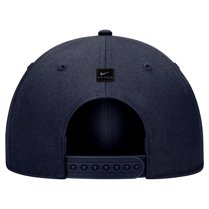 Men's Nike Navy Virginia Cavaliers 2024 Sideline Rise Performance Adjustable Hat