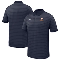 Men's Nike Navy Virginia Cavaliers 2025 Early Season Coaches Sideline Victory Stripe Performance Polo