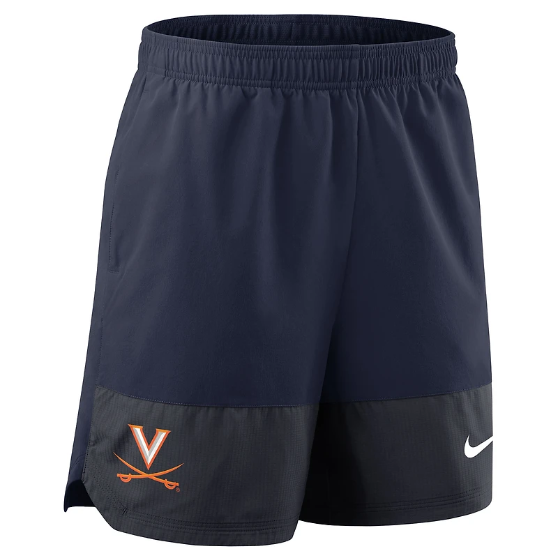 Men's Nike Navy Virginia Cavaliers 2025 Sideline Dri-FIT Shorts