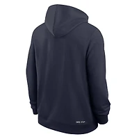 Men's Nike Navy Virginia Cavaliers 2025 Sideline Performance Full-Zip Hoodie