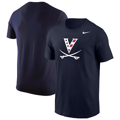 T-shirt Nike Americana Sabre bleu marine pour homme Virginia Cavaliers