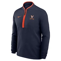 Men's Nike Navy Virginia Cavaliers Basketball Victory Dri-FIT Half-Zip Pullover