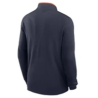 Men's Nike Navy Virginia Cavaliers Basketball Victory Dri-FIT Half-Zip Pullover