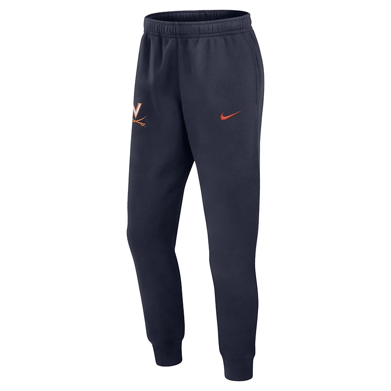 Men's Nike Navy Virginia Cavaliers Club Fleece Pants
