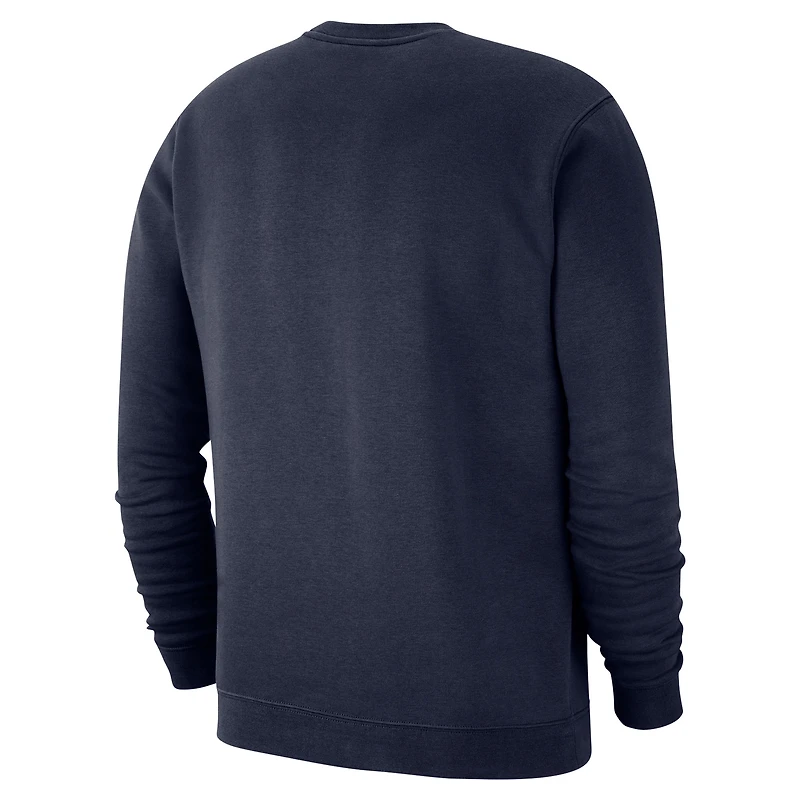 Men's Nike Navy Virginia Cavaliers Club Fleece Pullover Sweatshirt