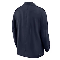 Men's Nike  Navy Virginia Cavaliers Dri-FIT Half-Zip Pullover