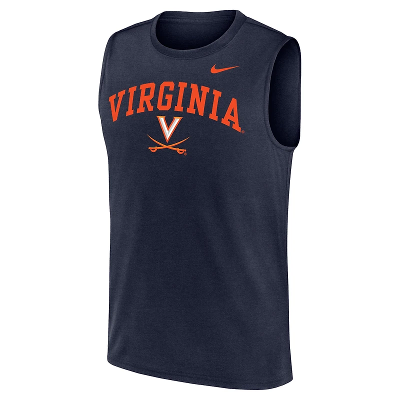 Débardeur Nike Legend Dri-FIT bleu marine pour homme, Virginia Cavaliers