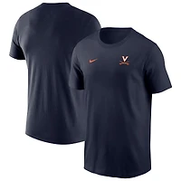 T-shirt Nike Dri-FIT bleu marine Virginia Cavaliers pour homme