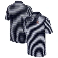 Polo Nike bleu marine Virginia Cavaliers Victory Stripe Performance pour homme