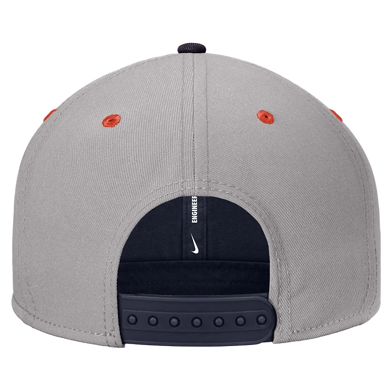 Men's Nike Navy Virginia Cavaliers Vintage Patch Snapback Hat