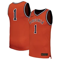 Maillot de basket-ball Nike #1 Orange Virginia Cavaliers Throwback Replica pour homme
