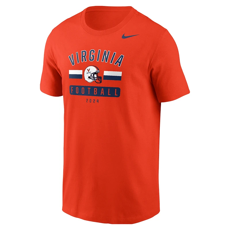 Men's Nike  Orange Virginia Cavaliers 2024 Football Fan T-Shirt
