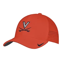 Casquette Nike Orange Virginia Cavaliers 2025 Performance Flex pour homme