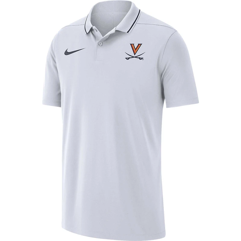 Men's Nike White Virginia Cavaliers 2023 Coaches Performance Polo