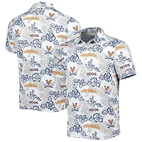Men's Reyn Spooner White Virginia Cavaliers Performance Polo