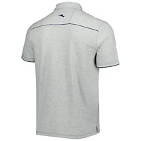 Men's Tommy Bahama Heathered Gray Virginia Cavaliers IslandZone Tailgater Polo
