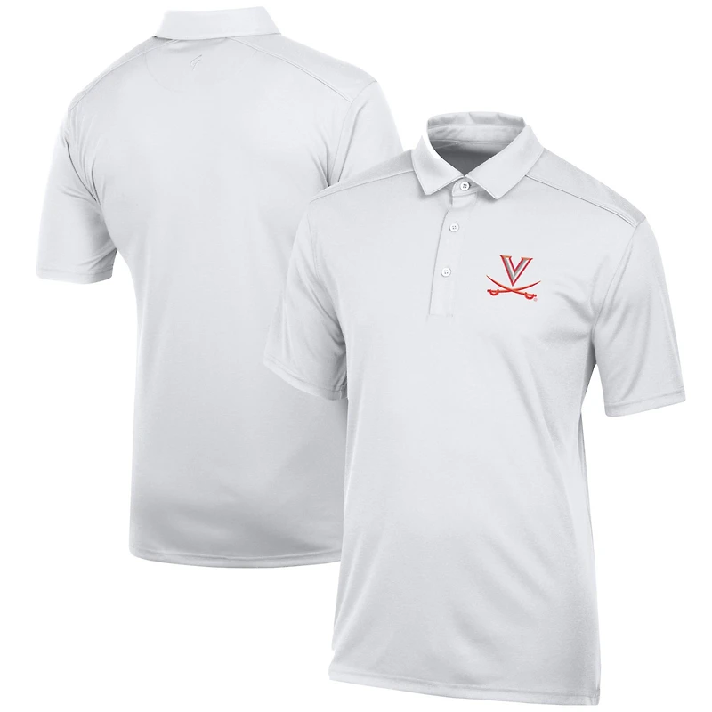 Polo jacquard classique blanc des Virginia Cavaliers pour homme