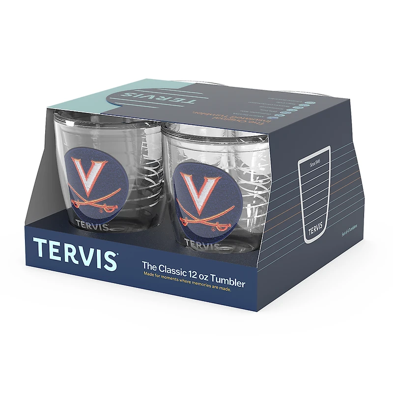 Tervis Virginia Cavaliers 4-Pack 12oz. Emblem Tumbler Set