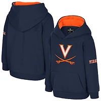 Toddler Colosseum  Navy Virginia Cavaliers Big Logo Volume Fleece Pullover Hoodie