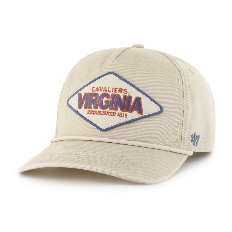Unisex '47  Cream Virginia Cavaliers Outdoorsmen Cairn Hitch Adjustable Hat