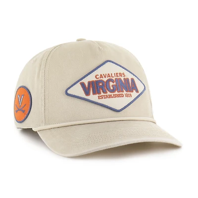 Unisex '47  Cream Virginia Cavaliers Outdoorsmen Cairn Hitch Adjustable Hat