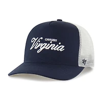 Unisex '47 Navy Virginia Cavaliers Contemporary Basics Foundation Trucker Hitch Adjustable Hat