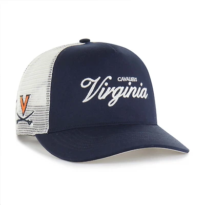 Unisex '47 Navy Virginia Cavaliers Contemporary Basics Foundation Trucker Hitch Adjustable Hat