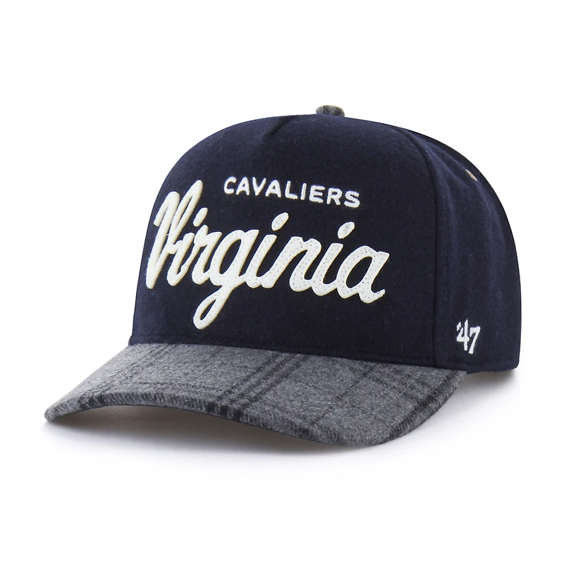 V111020 Va NCAA 47B FA25 Collections Plaid Windowpane Plaid Script Hitch HATMENSTR C-WNDPF65WIP-NY #25