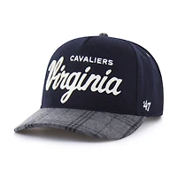 V111020 Va NCAA 47B FA25 Collections Plaid Windowpane Plaid Script Hitch HATMENSTR C-WNDPF65WIP-NY #25