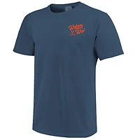 T-shirt unisexe marine Virginia Cavaliers Hyper Local Stadium Map Phrase