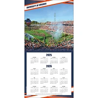 Calendrier mural 2026 des Virginia Cavaliers (12 x 12 po)