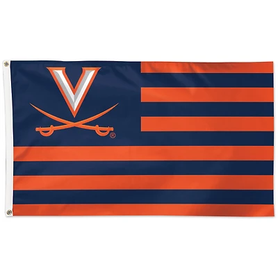 WinCraft Virginia Cavaliers 3' x 5' Stars & Stripes Drapeau unilatéral